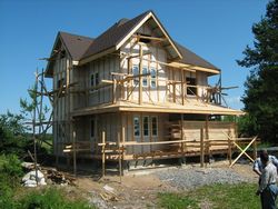 Строительство деревянных домов и коттеджей в СПб и Лен. области
