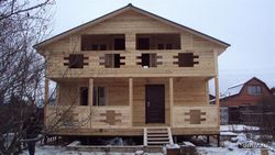 Купить дома из профилированного бруса в Москве, строительство под ключ