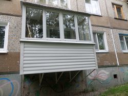 Строительство балконов на 1 этажах в Омске