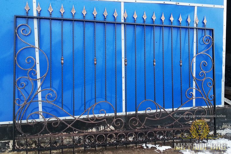 Фото металлических заборов Фото металлических заборов