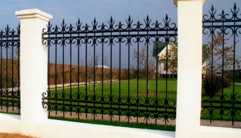 Фото металлических заборов Фото металлических заборов